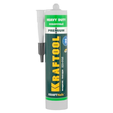 KRAFTOOL HEAVY DUTY, 310 мл, белый, особопрочный монтажный клей (41348) (12штук)