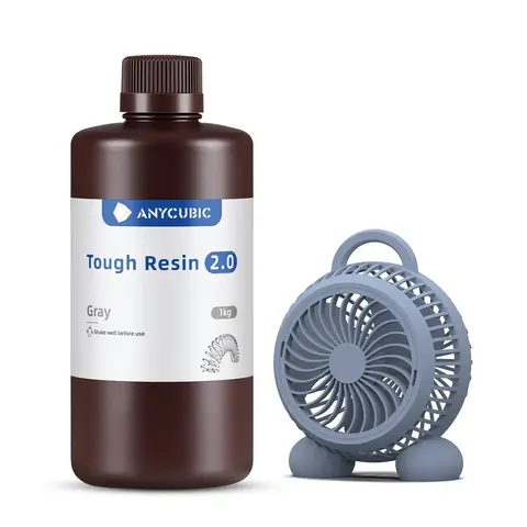 Фотополимерная смола Anycubic Tough Resin 2.0, серый, 1 л.