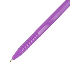 
          Ручка шариковая Alingar, 0,7 мм, синяя, игольчатый наконечник, грип, шестигранный цветной пластиковый корпус, карт. уп.