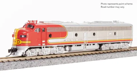Локомотив E8A Santa Fe #83L Broadway Limited DC 1:160