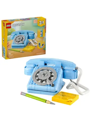 Конструктор Creator 31174 Ретро-Телефон 3в1