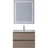 BelBagno KRAFT 39-700/390-2C-SO-СO База под раковину подвесная с фрезерованными ручками по всей длине фасада с 2 выкатн. ящ.,Бежевый Мат.,700x395x500