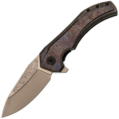 Фото Складной нож CKF/Willumsen Gozer, сталь M398 Cryo, рукоять Beauty CrystalTi