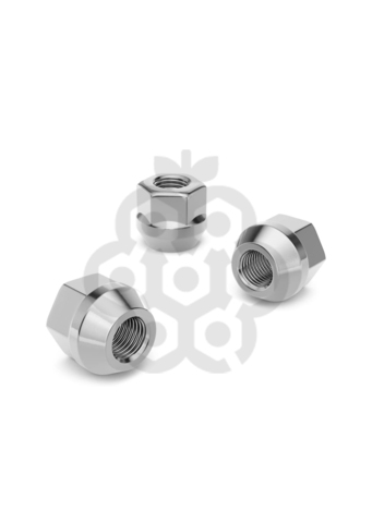 Гайка колёсная М12x1.5 длина=17мм ключ=19 открытая конус 60º хром