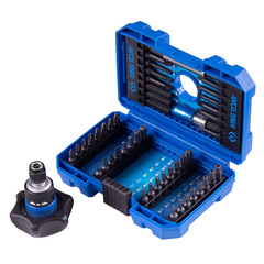 KING TONY (1048MR) Набор вставок (бит) 1/4", HEX, TORX, Phillips, Pozidriv, Slotted, 49 предметов