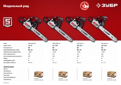 ЗУБР 52 см3, 45 см, бензопила (ПБЦ-М52-45)