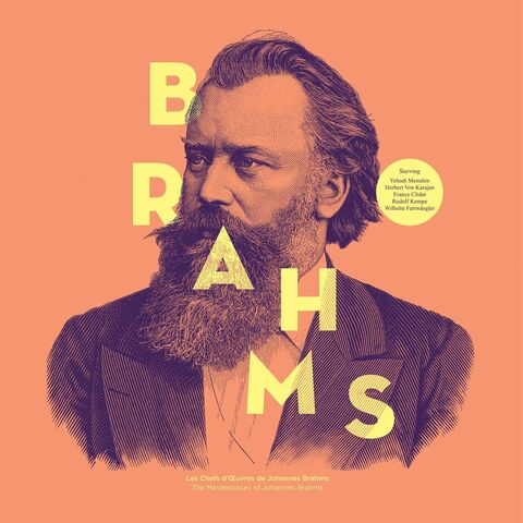 Виниловая пластинка. Johannes Brahms – The Masterpieces Of Johannes Brahms