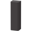 Duravit Happy D.2 Plus HP1261R8080 + ТОП HP030008080 Пенал подвесной 1336x400x360мм, 1дверь, 3 стекл. полки, DX c Декоративным Топ16x403x364мм, цвет: Графит суперматов