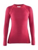 Термобелье рубашка Craft Warm Wool женская Red - 3