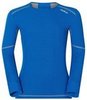 Odlo X-Warm детская термофутболка с длинным рукавом голубая - 1