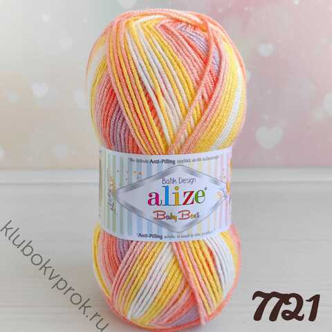 ALIZE BABY BEST BATIK  7721, Мультиколор