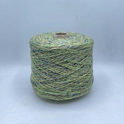 Natural Production by Ri.Go (пр.Италия), art-Maracaibo ,300м/100гр, 45%Хлопок 55%Лен, цвет-Горная зелень,мультиколор(413),арт.24204