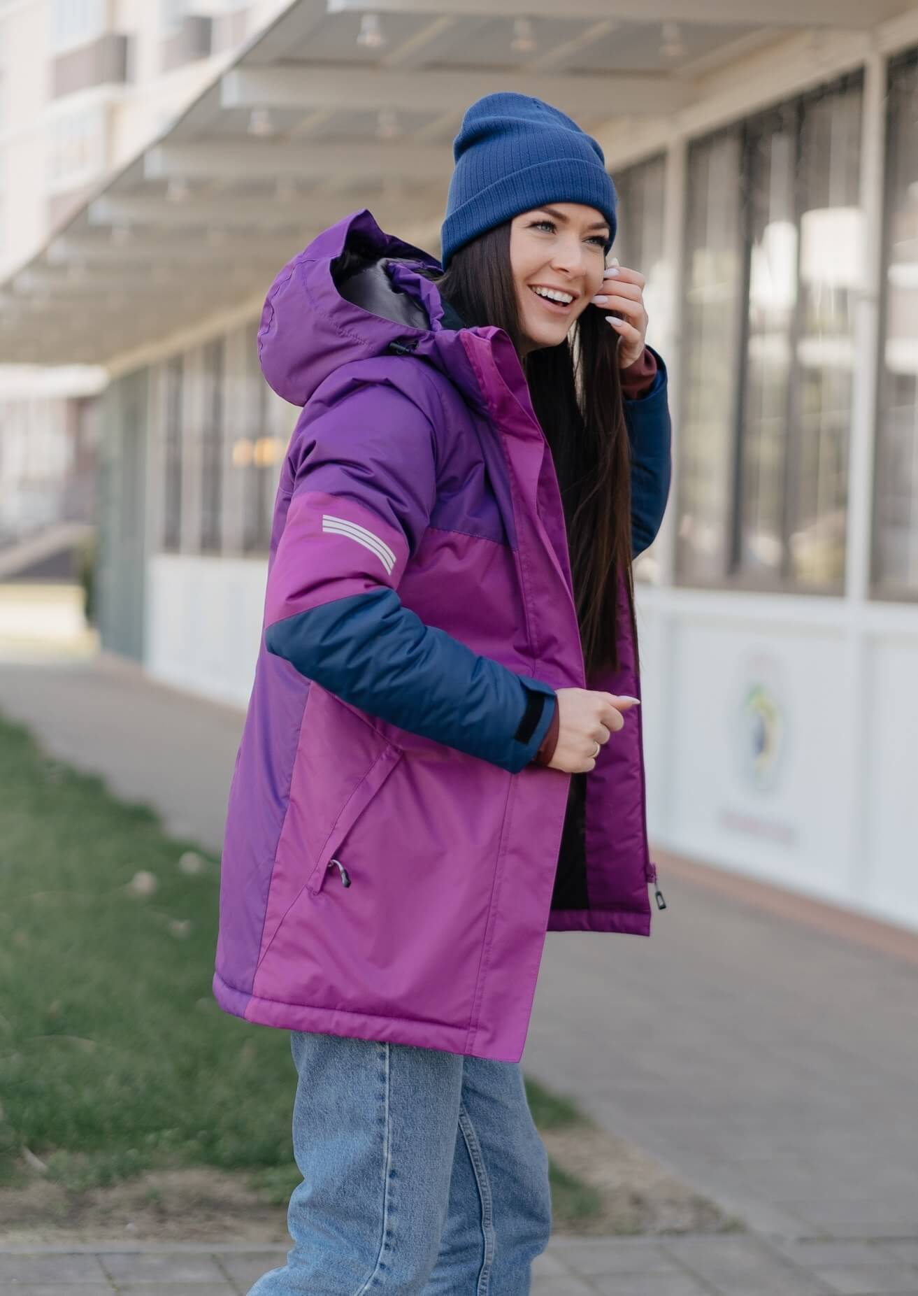 Женская утепленная куртка Nordski Casual purple-iris - 2