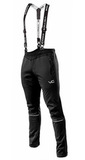 Утеплённый лыжный костюм 905 Victory Code Go Fast Black с лямками мужской