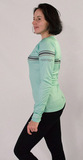 Рубашка женская беговая Noname Running LS Shirt Nvii teal женская