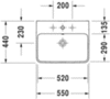 Duravit ME by Starck 2335550030 Раковина