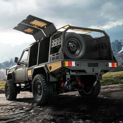 Радиоуправляемый внедорожник Toyota Land Cruiser LC79 4WD 1:12 - MN-82S-SILVER