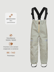 Брюки непромокаемые демисезонные Mjölk Graphic Check