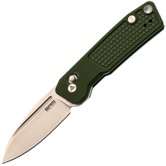 Фото Складной нож SRM Scout stonewash сталь 14C28N рукоять Green G10