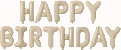Шар К Надпись, Happy Birthday, Карамель, 16