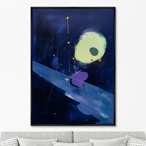 ArtNoMore - Репродукция картины на холсте Галактика, вид из космоса № 2, 2024г.