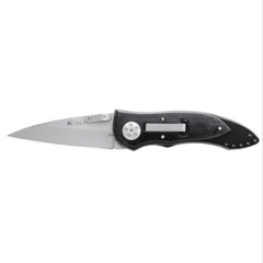 Фото Складной нож CRKT Elishewitz E-lock Black, сталь Aus 8, рукоять сталь 420J2