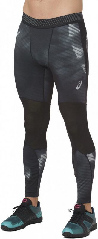 Asics Packable Base Layer Graphic костюм для бега мужской синий-черный - 5