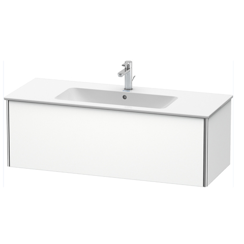 Duravit XSquare XS407401818 База под раковину 1210х478х400 мм, с 1 выдв ящик, цвет белый матовый(для 233612)