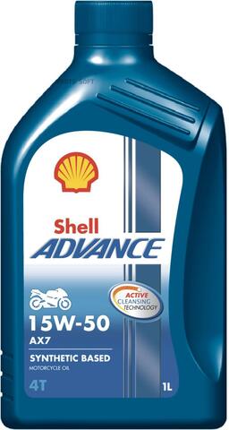 550053817 Shell Advance 4T AX7 15W-50, 1L