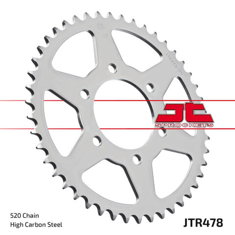 Звезда задняя JTR478.46ZBK для Kawasaki