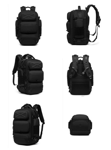 Картинка рюкзак городской Ozuko 9842 Black - 12