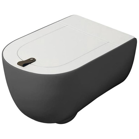 ArtCeram The One THV001 15 00 GRIGIO OLIVA Унитаз подвесной, цвет: серый
