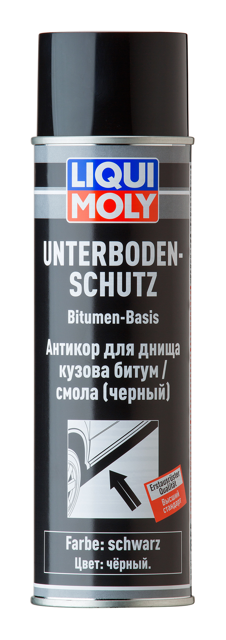 Антикор д/днища кузова битум/смола Liqui Moly Unterboden-Schutz Bitumen schwarz черный 1л