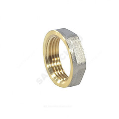 Контргайка латунь никель реборда Ду 40 (1 1/2") ВР Aquasfera 9034-05