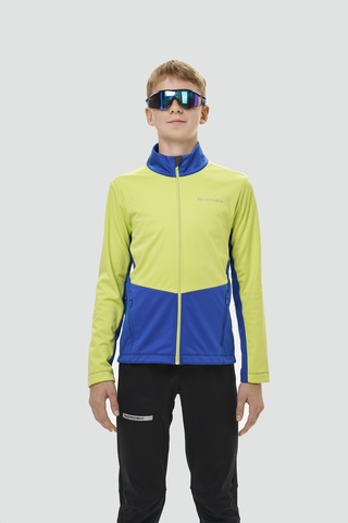 Детская лыжная куртка Nordski Jr. Advance true blue-lime