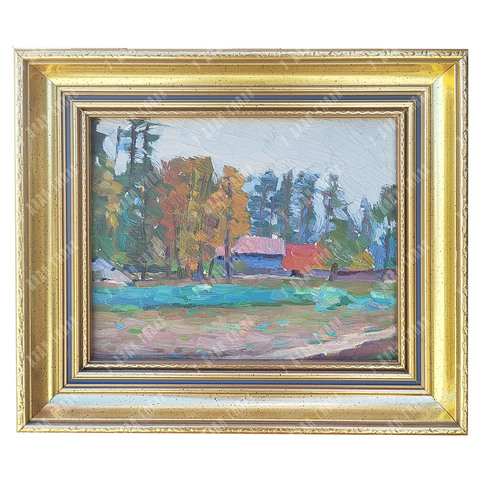 Динес Ю. С. Капуста. Переделкино. Этюд. 1954