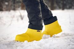 Зимние полусапоги для рыбалки Remington Glacier short yellow на remingtonn.ru