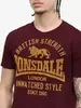 Футболка Lonsdale Hudswell Oxblood/Ochre