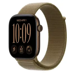 Умные часы Apple Watch Series 12 GPS, 46mm, Dark Bronze Aluminum Case with Olive Sport Loop