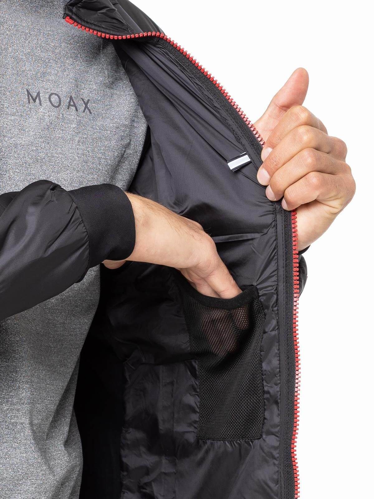 Мужская лыжная куртка Moax Royal черная - 3