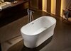 BelBagno BB405-1500-800 Отдельностоящая акриловая ванна в комплекте со сливом-переливом, 150x80, цвет: белый