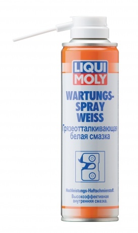 Liqui Moly Wartungs Spray Weiss Грязеотталкивающая белая смазка