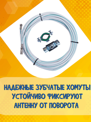 ТВ АНТЕННА НАРУЖНАЯ ЦИФРОВАЯ АКТИВНАЯ НАПРАВЛЕННАЯ ТРИАДА-3450antenna.ru