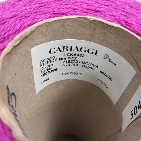 Кашемир 2/12 CARIAGGI /FLEECE фуксия