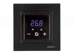 Терморегулятор ДЕВИ Classy c Wi-Fi (+5°C - +40°C), с датчиком пола, 16А, черный