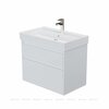 Aquanet 348193 Тумба с раковиной Nova Lite 2.0 75 2 ящ. цв. белый глянец (348193)