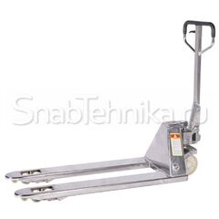 Тележка гидравлическая WH-25S (2500 кг; 1150 мм; нержавеющая сталь; нейлоновые колеса)