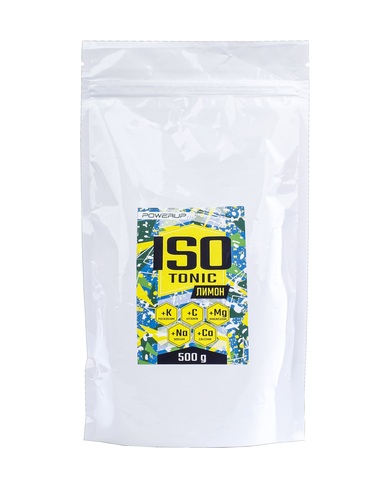 Изотонический напиток PowerUp Isotonic 500 г лимон