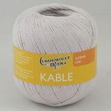 Пряжа Семеновская Kable (Кабле) 133804 серая лилия