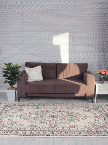 ковёр DARGA 2*3 м (F675 CREAM) прямой